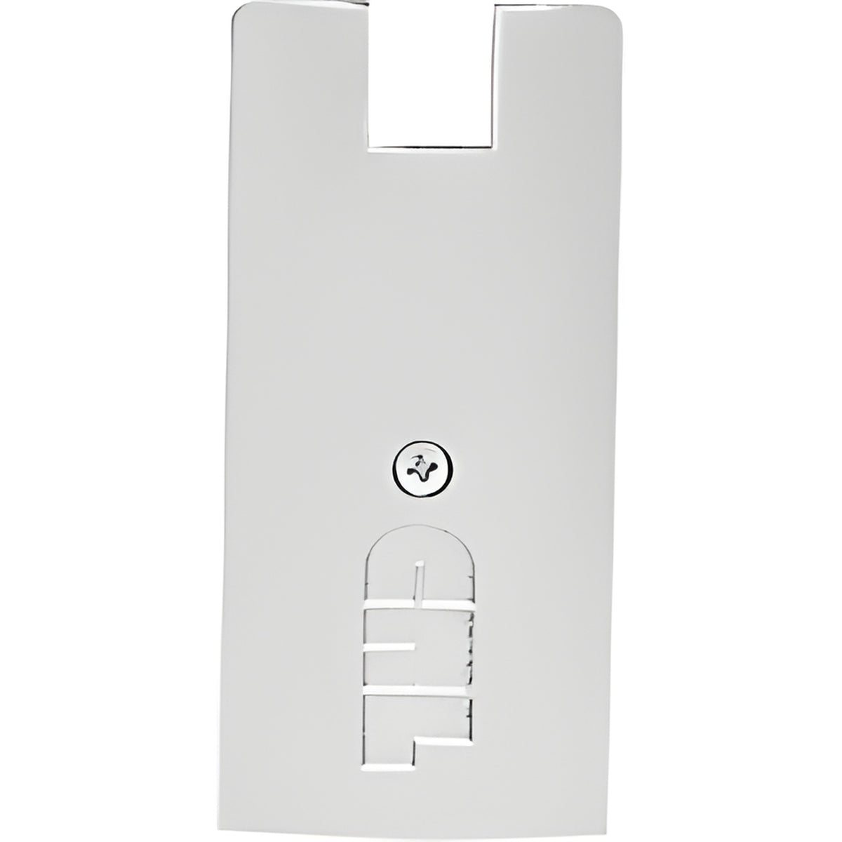 CRL Brite Anodized 4" Square End Cap for Sidelite Rails