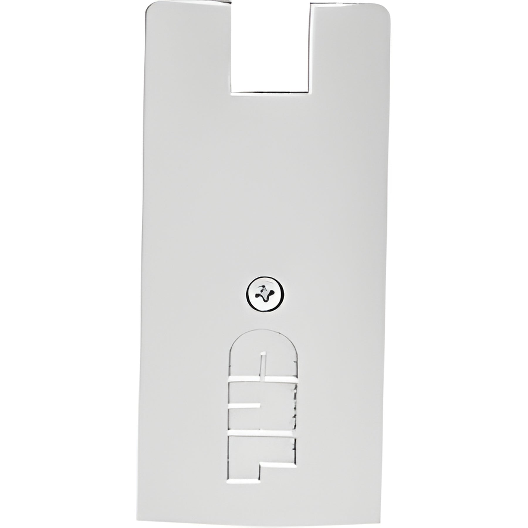 CRL Brite Anodized 4" Square End Cap for Sidelite Rails