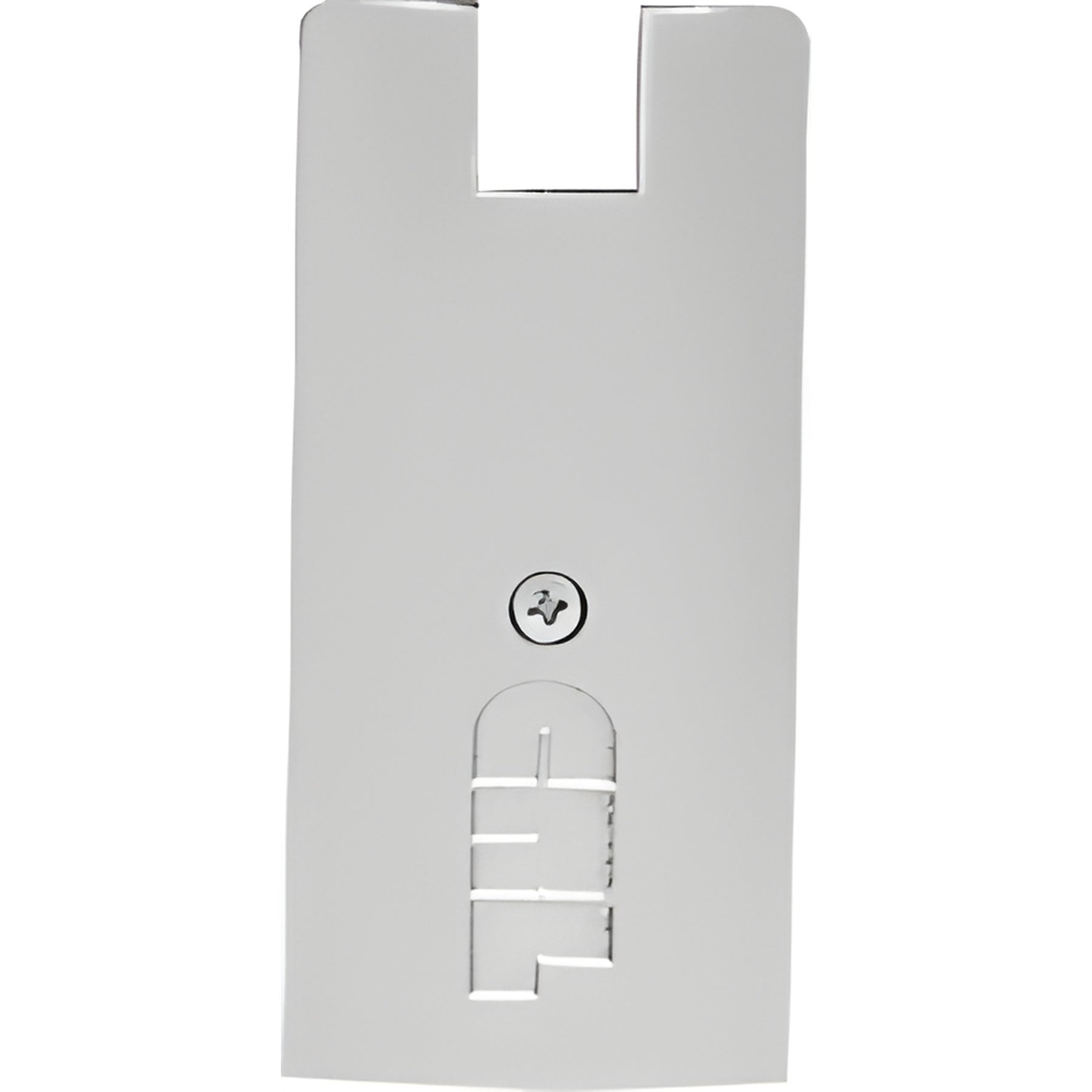 CRL Brite Brushed Anodized 4" Square End Cap for Sidelite Rails
