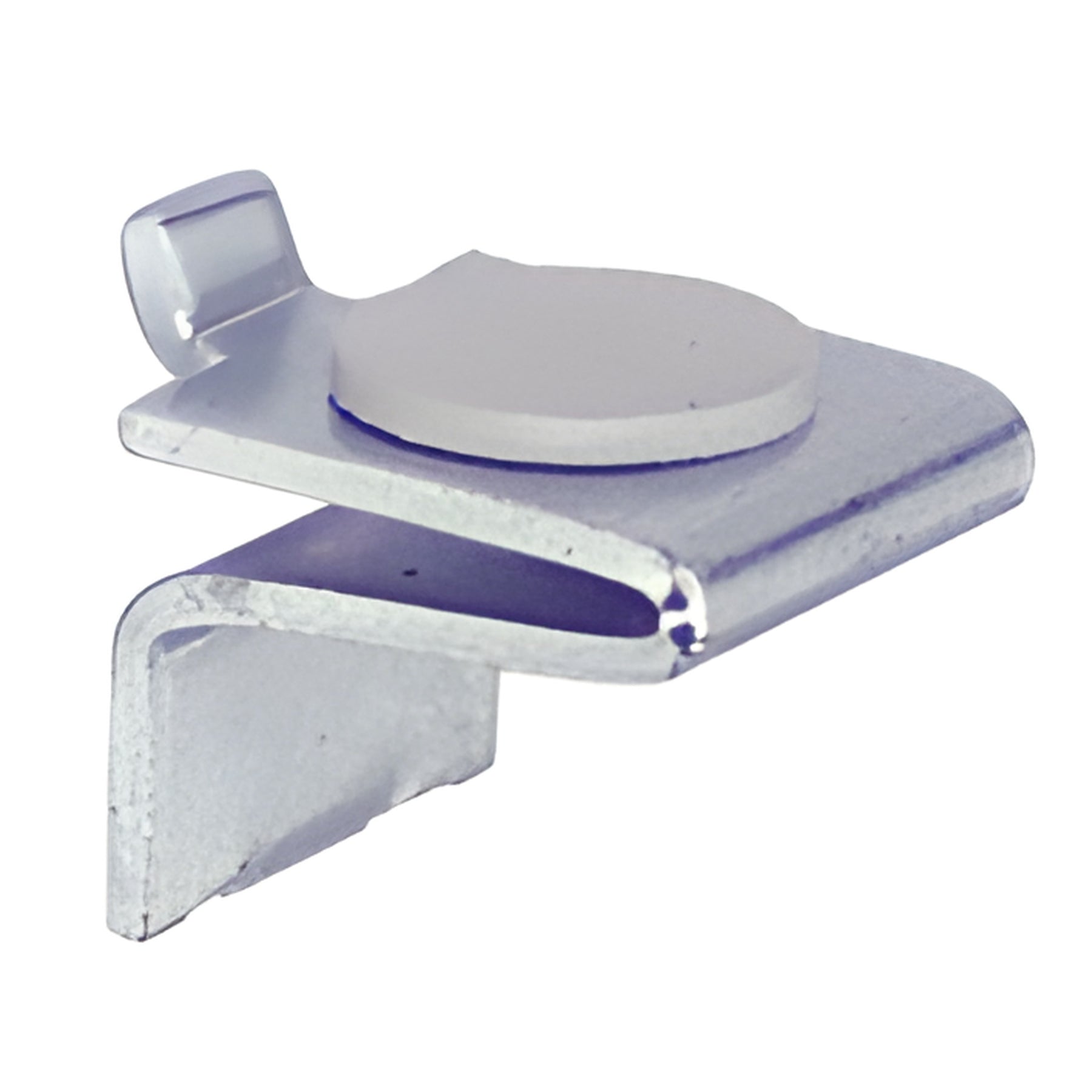 CRL Brite Zinc Plated 3/4" Shelf Support With Rubber Cushion for KV233 or KV255 Standards