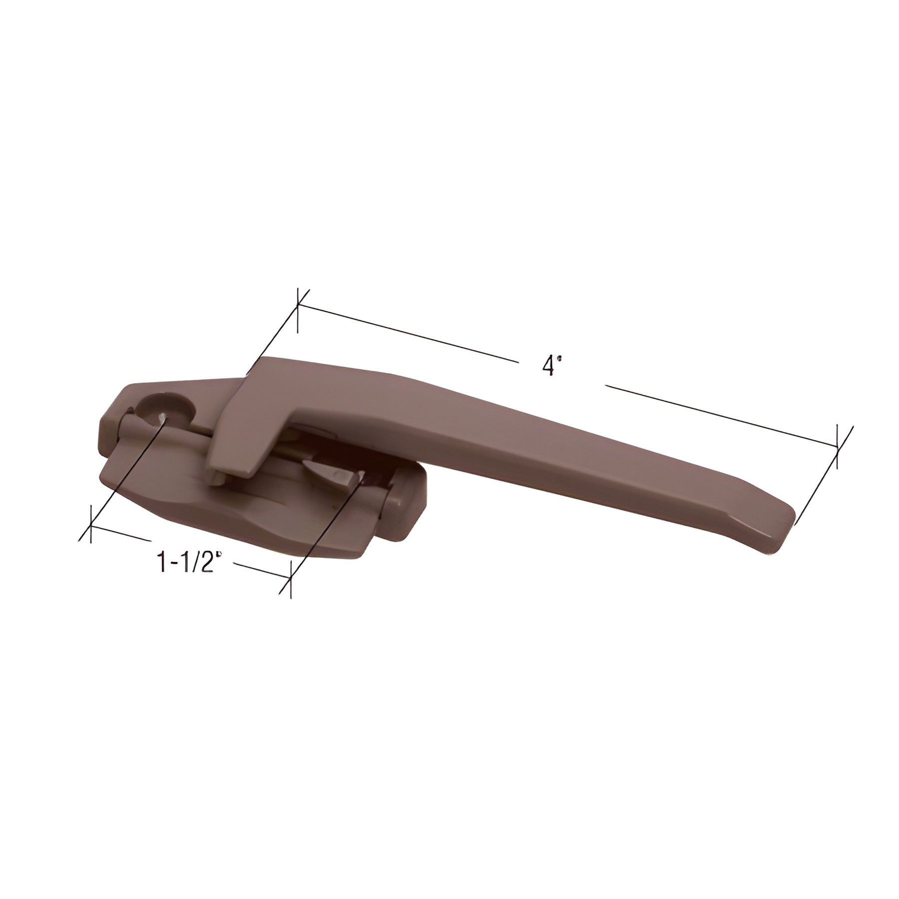 CRL Brown Right Hand Cam Handle with 1-1/2" Screw Holes