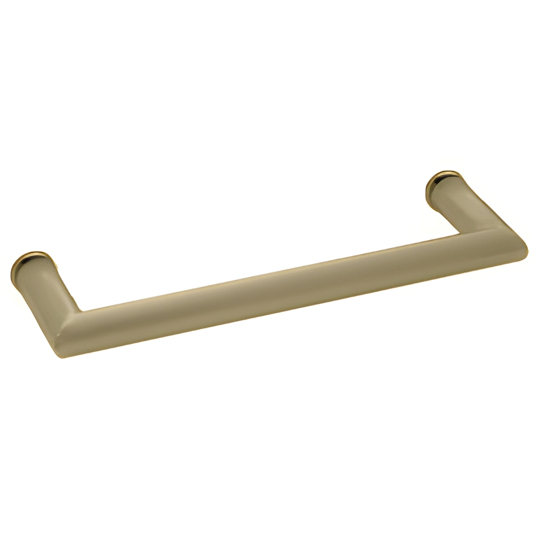 CRL Brushed Bronze 18" MT Series Round Tubing Mitered Corner Single-Sided Towel Bar
