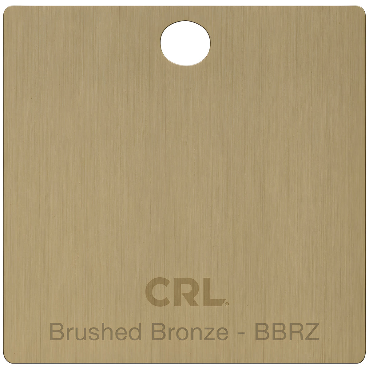 CRL Brushed Bronze Color Chip
