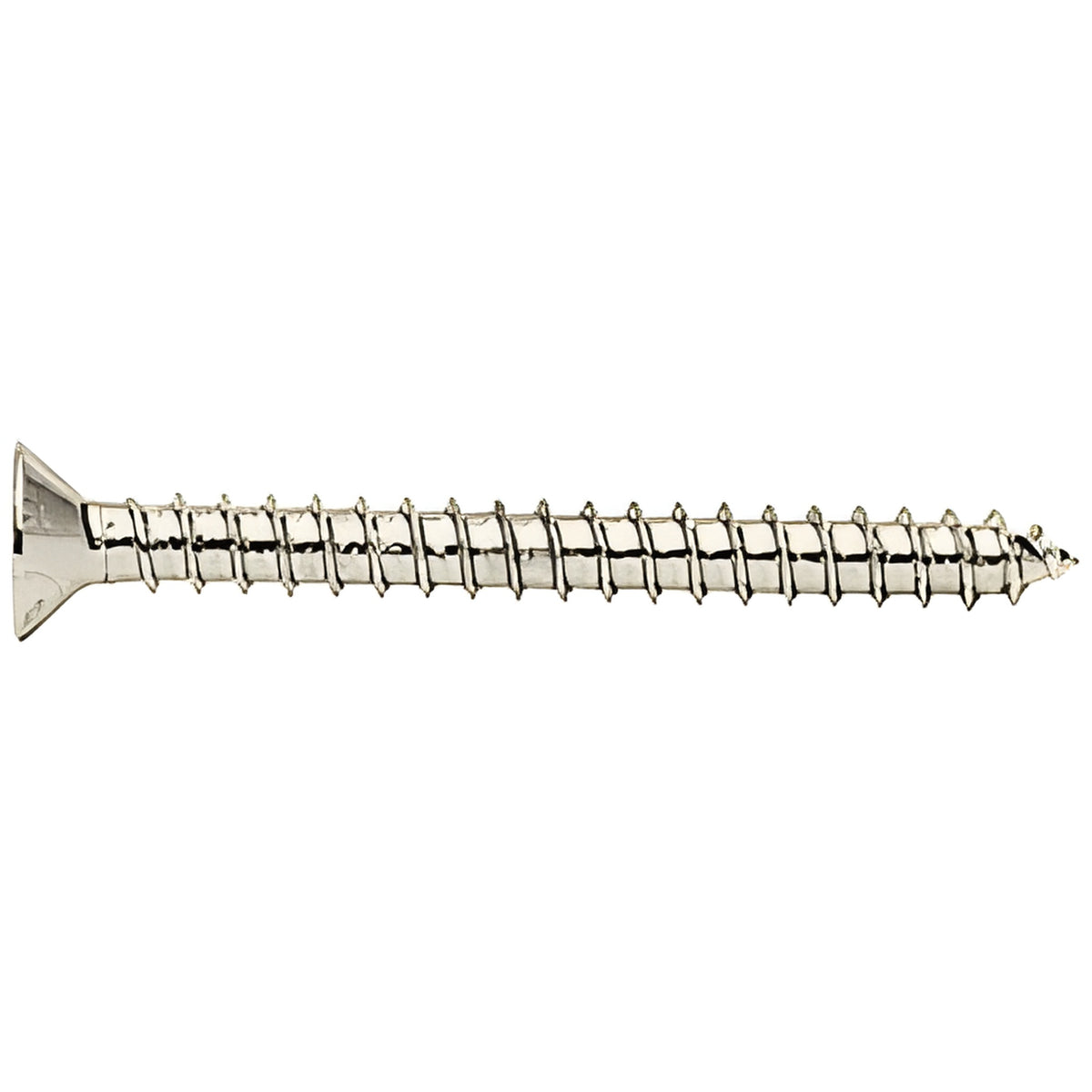 CRL Brushed Nickel 10 x 2" Wall Mounting Flat Head Phillips Sheet Metal Screws