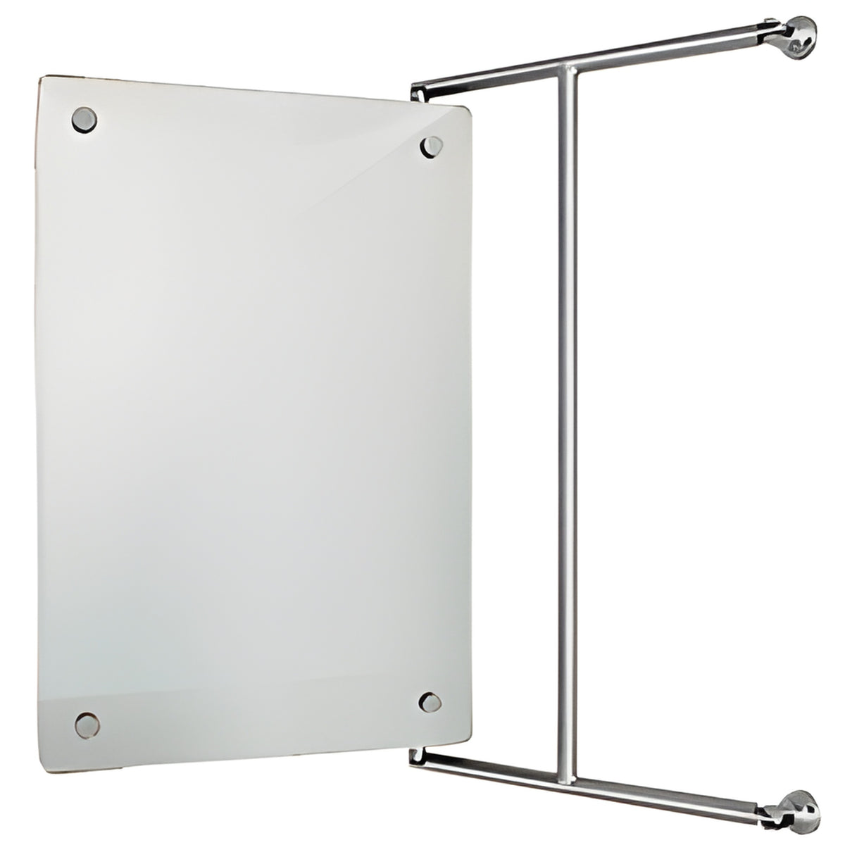 CRL Brushed Nickel 15" x 23" Frameless Pivot Mirror