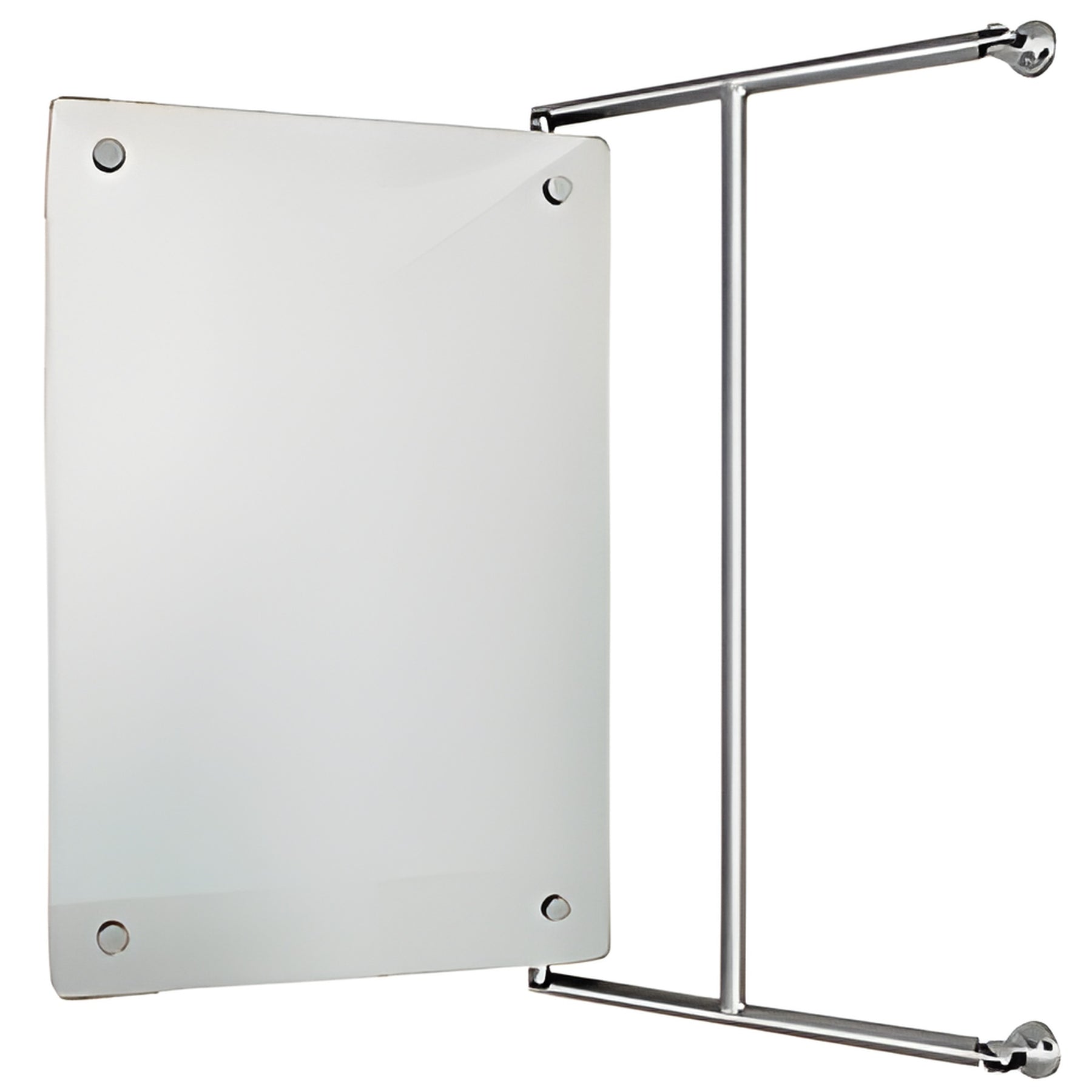 CRL Brushed Nickel 15" x 23" Frameless Pivot Mirror