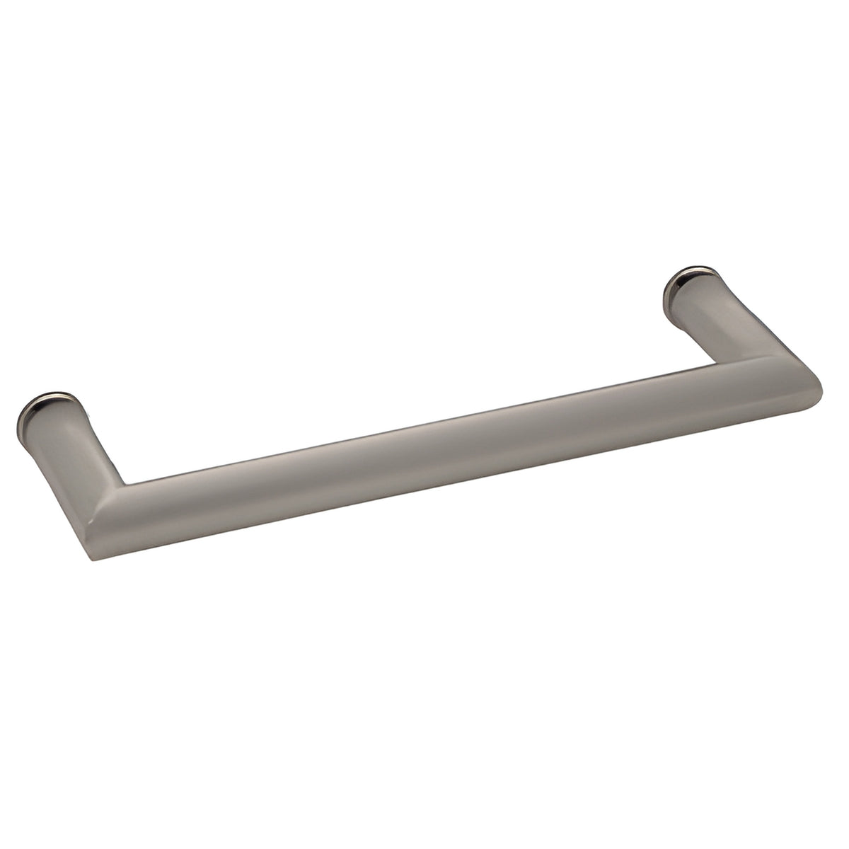 CRL Brushed Nickel 18" MT Series Round Tubing Mitered Corner Single-Sided Towel Bar
