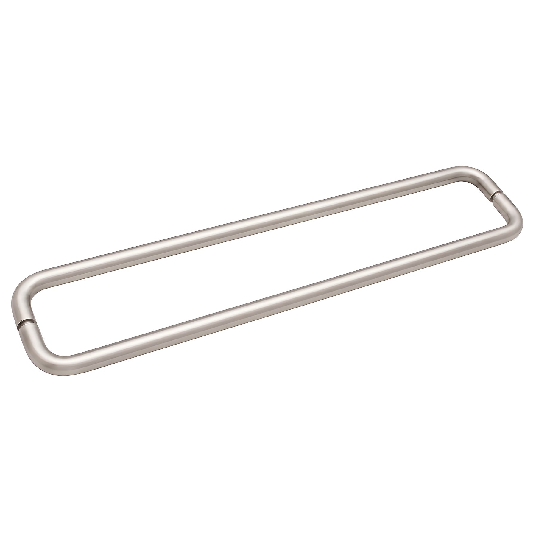 CRL Brushed Nickel 24" BM Series Back-to-Back Towel Bar Without Metal Washers
