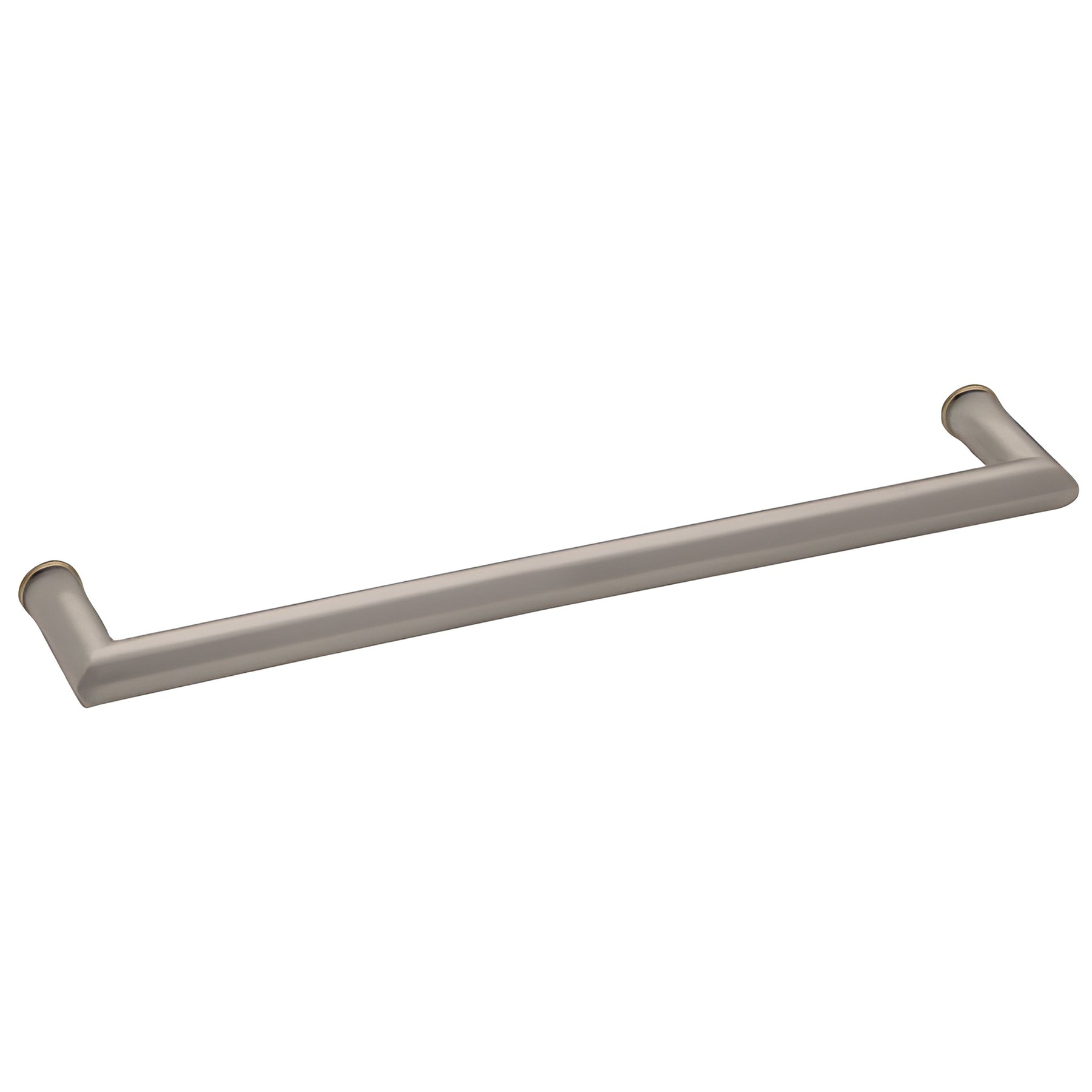 CRL Brushed Nickel 24" MT Series Round Tubing Mitered Corner Single-Sided Towel Bar