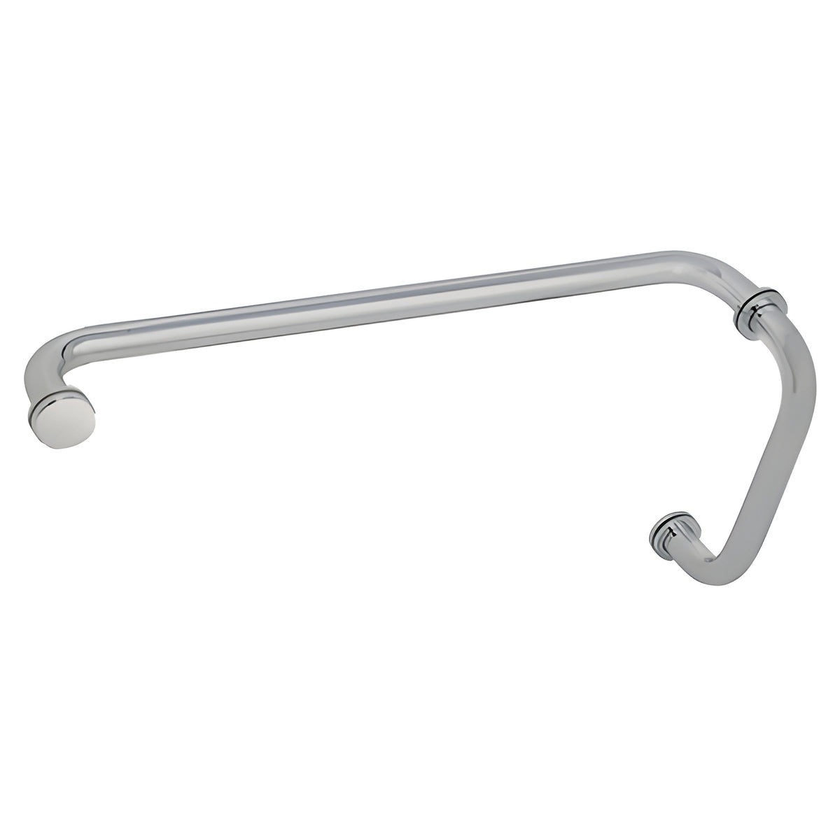 CRL Brushed Nickel 8" Pull Handle and 20" Towel Bar BM Series Combination With Metal Washers