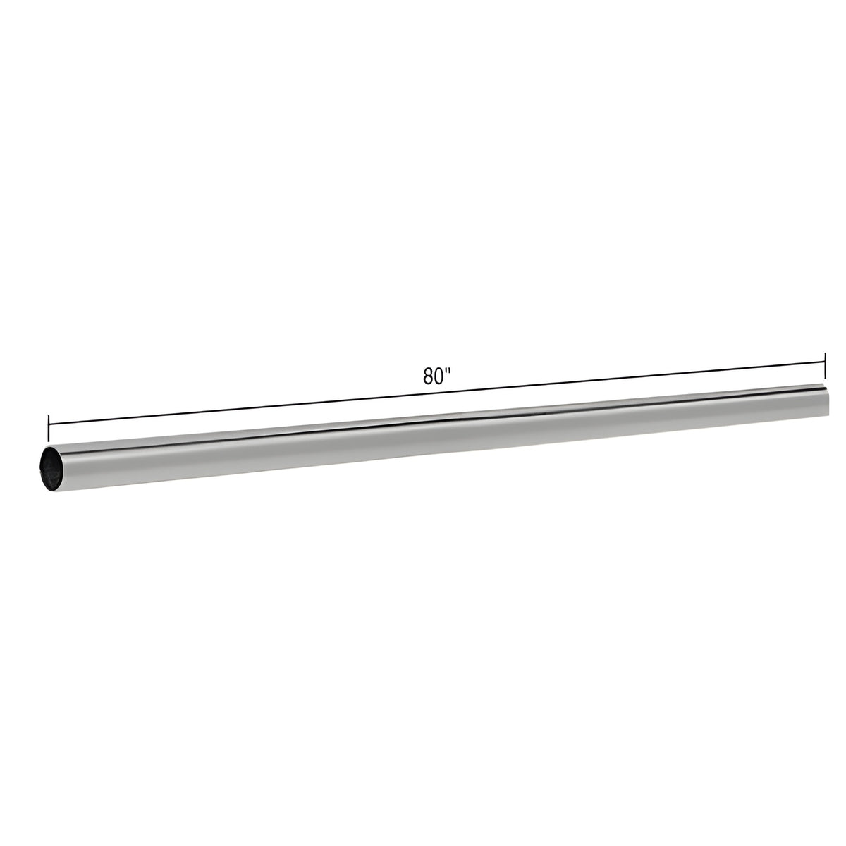 CRL Brushed Nickel 80" Support Bar Only
