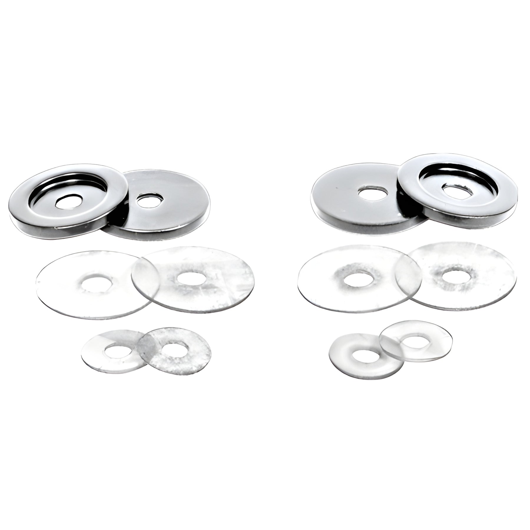 CRL Brushed Nickel Replacement Washers for Back-to-Back Solid Pull Handle