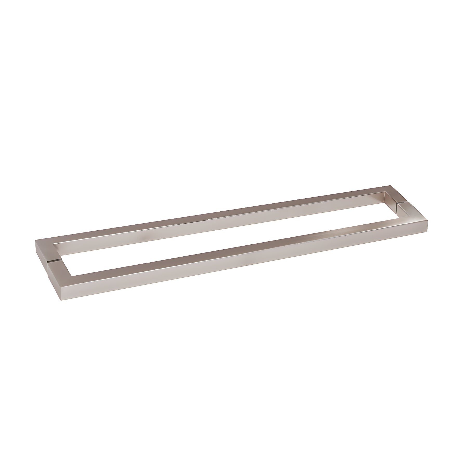 CRL Brushed Nickel "SQ" Style 18" Back-to-Back Towel Bar