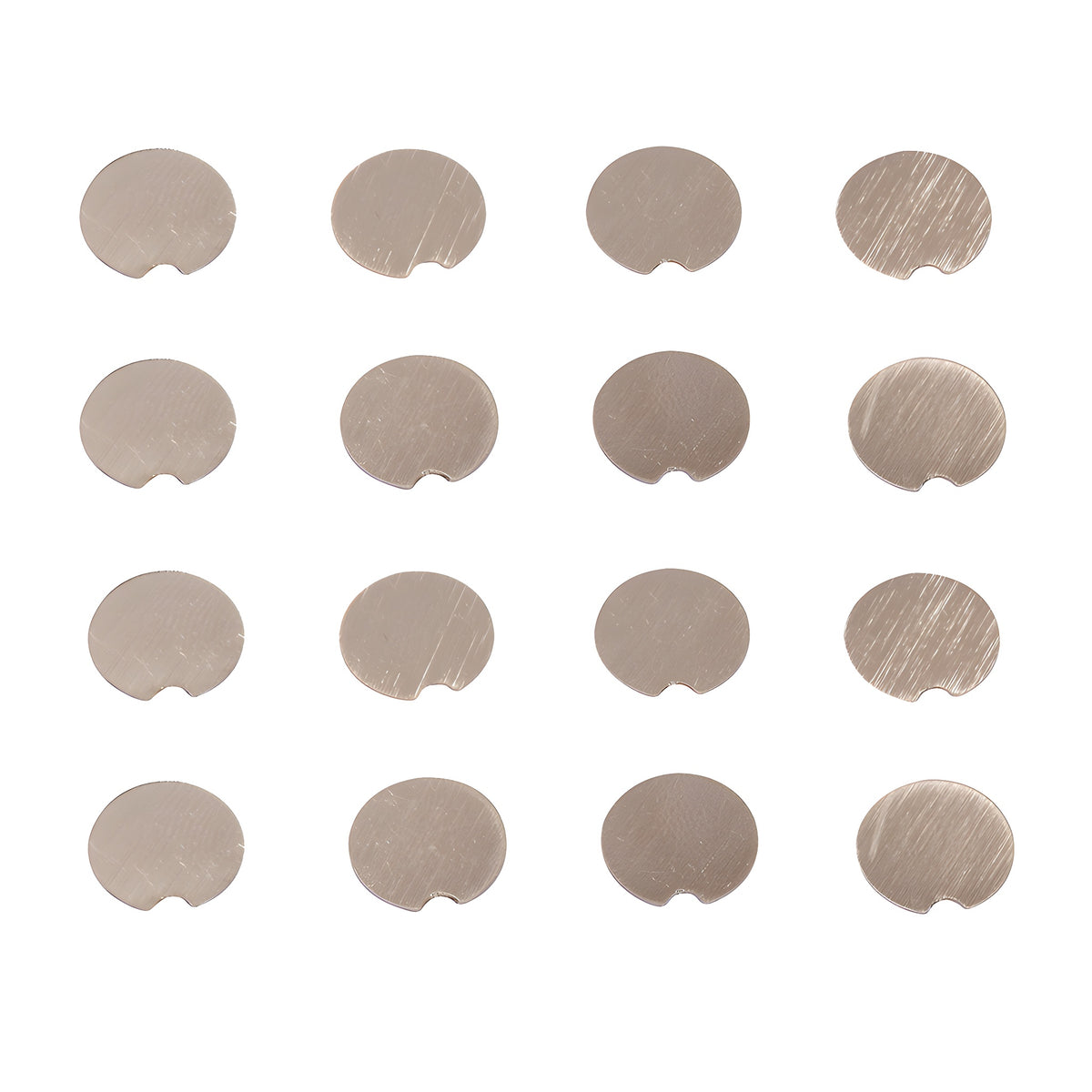 CRL Brushed Nickel Trento Hinge Replacement Screw Covers Kit