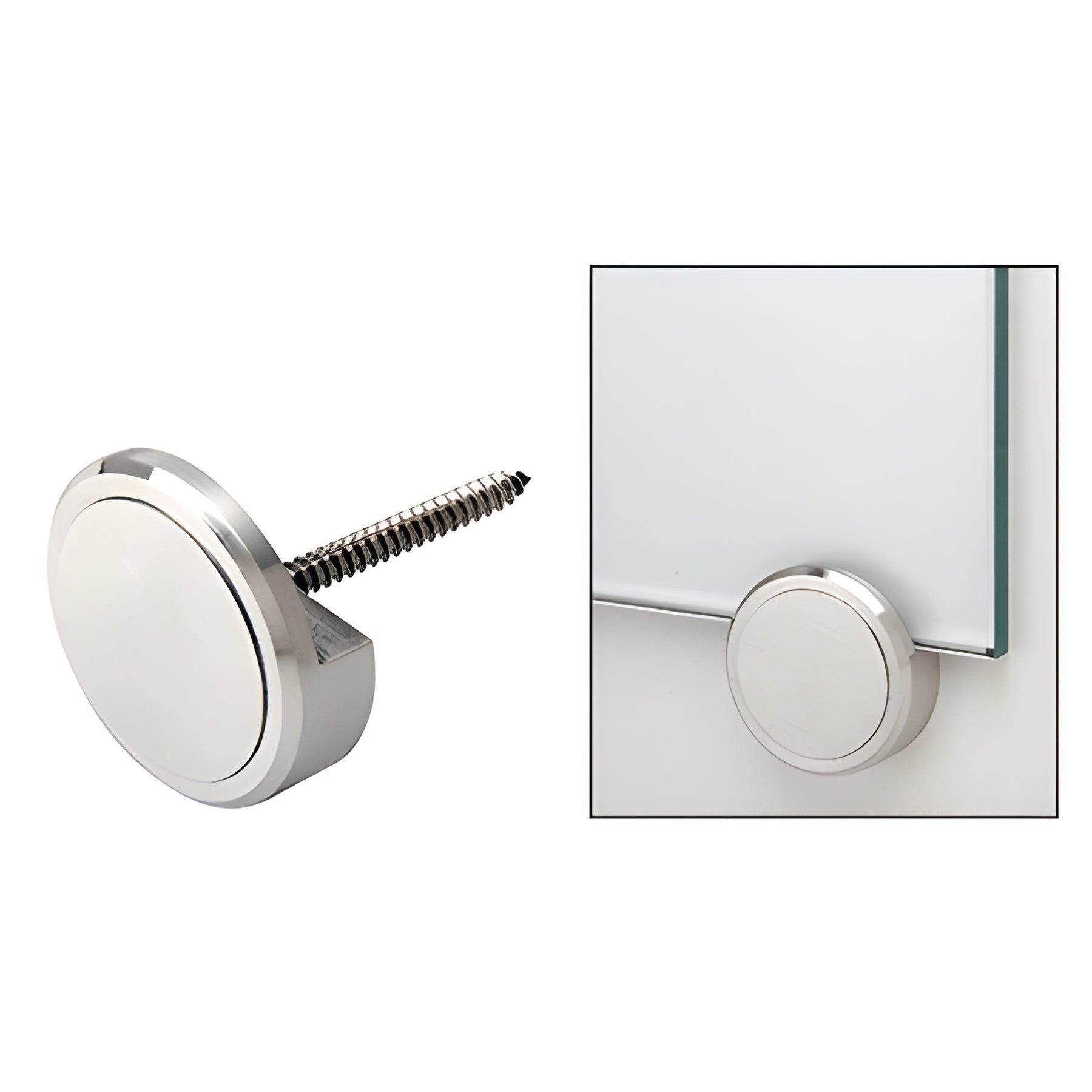 CRL Brushed Stainless 1-1/4" Panel Clip