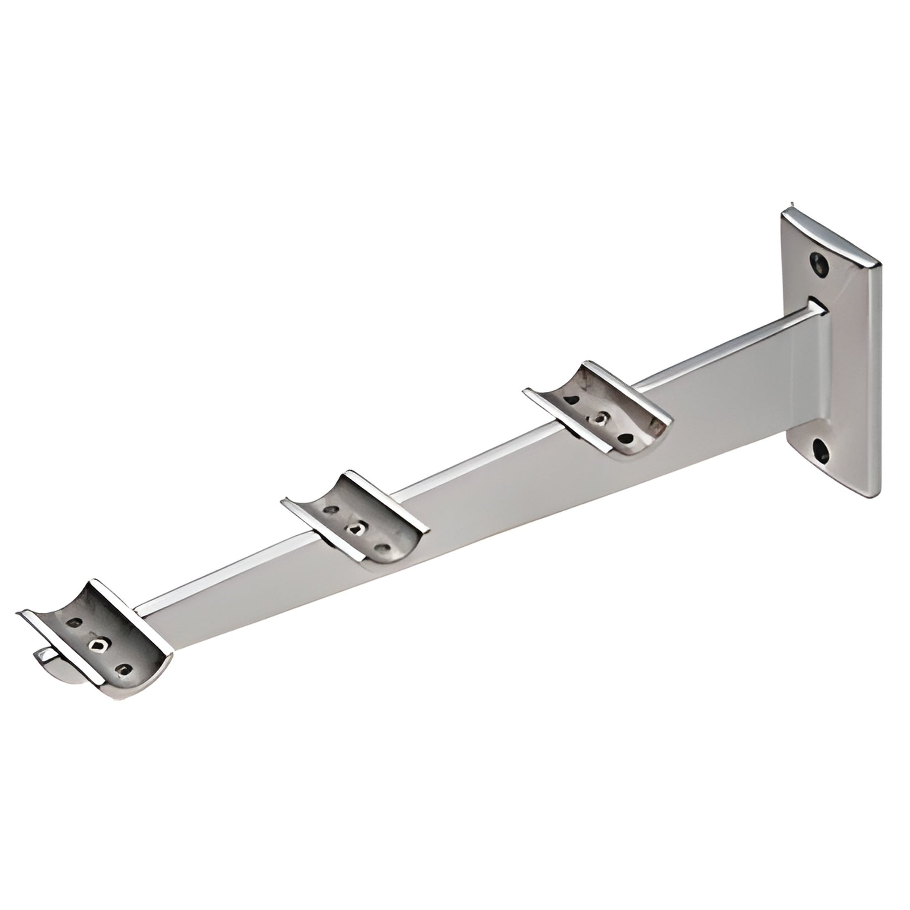 CRL Brushed Stainless 12" Tray Slide Shelf Bracket
