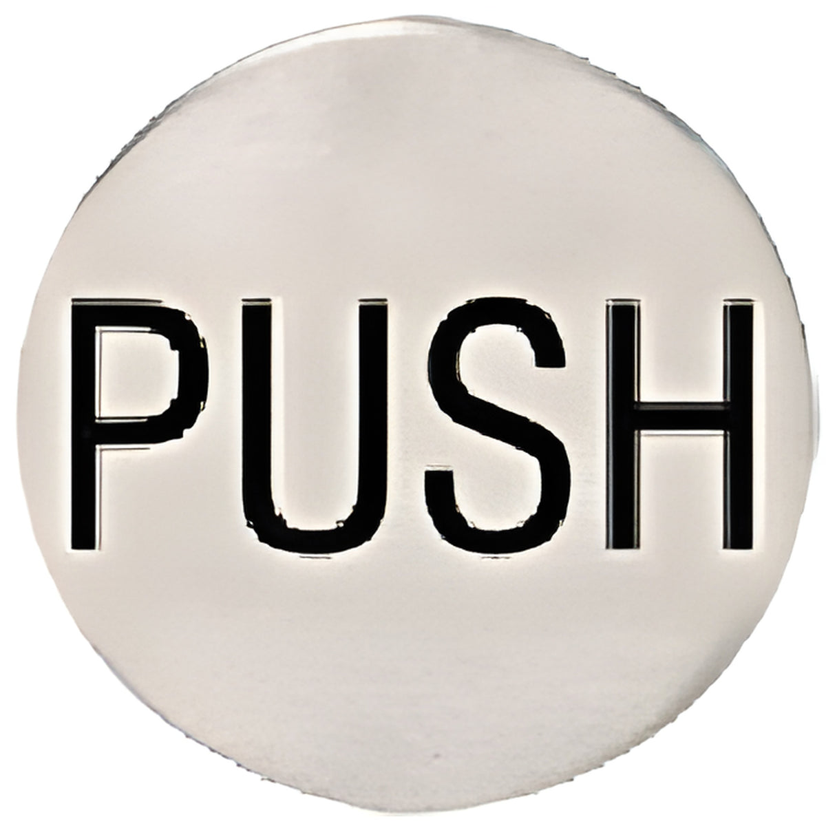 CRL Brushed Stainless 2" Round Push Indicator