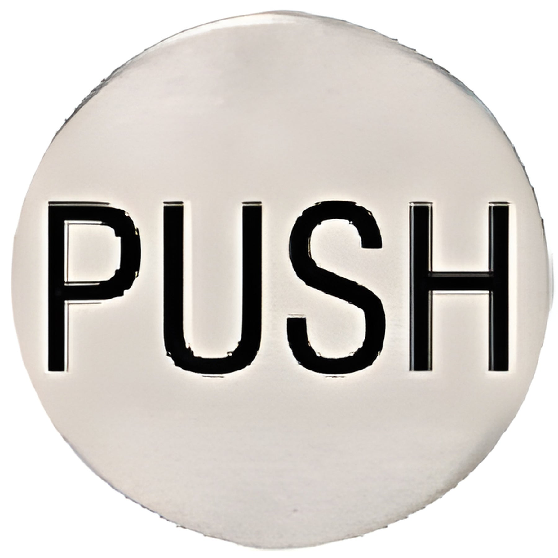 CRL Brushed Stainless 2" Round Push Indicator