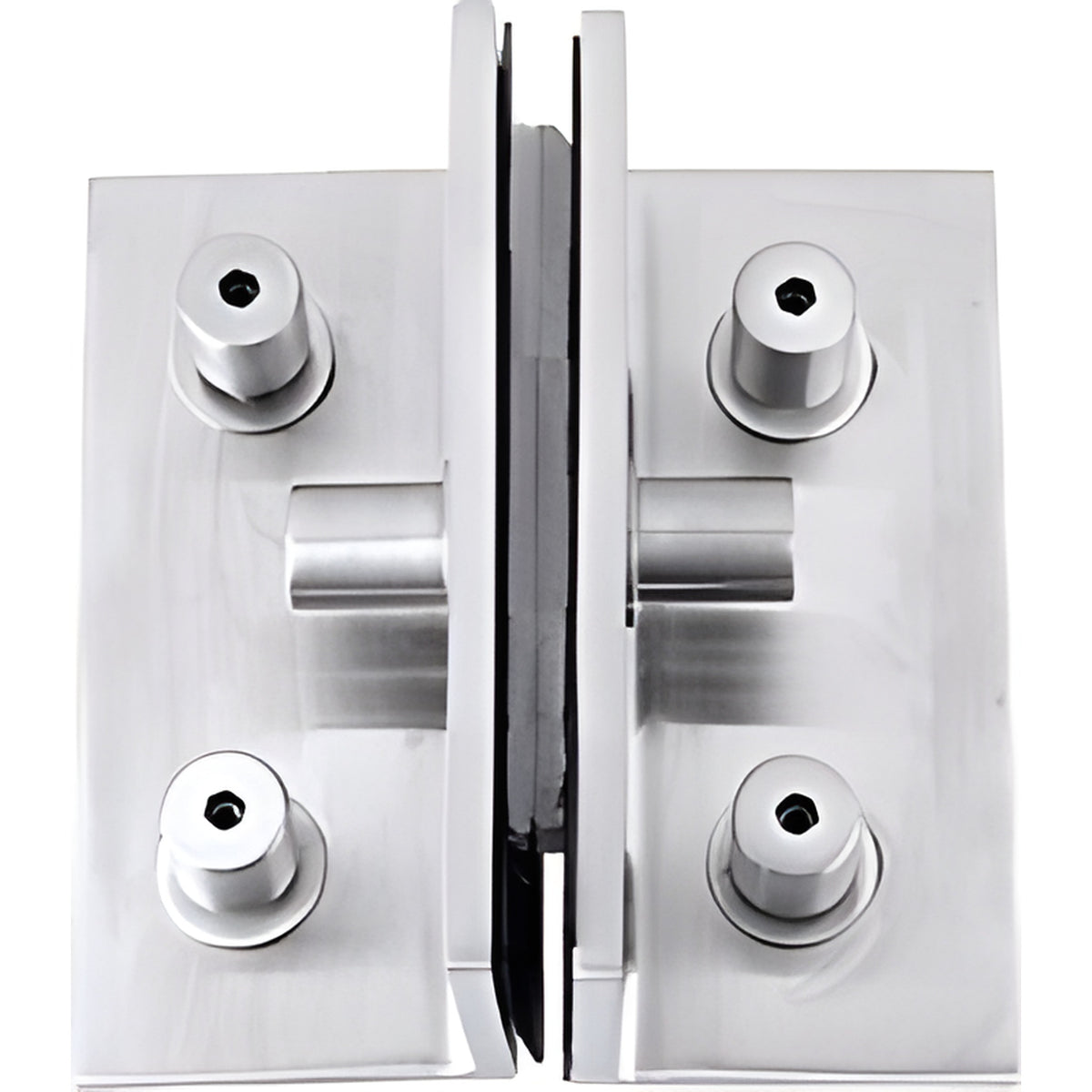 CRL Brushed Stainless 2-Way Glass / 1-Way Wall Rectangular Bracket