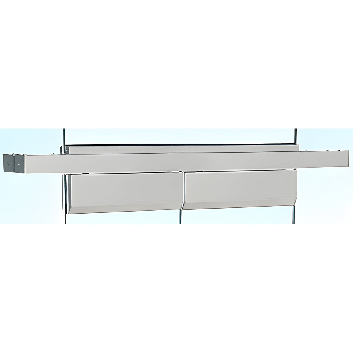 CRL Brushed Stainless 4-1/2" Custom Length Double Door Floating Header