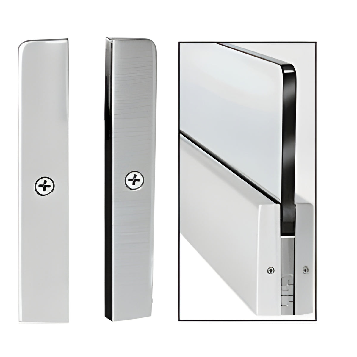 CRL Brushed Stainless 4" Split Square End Cap