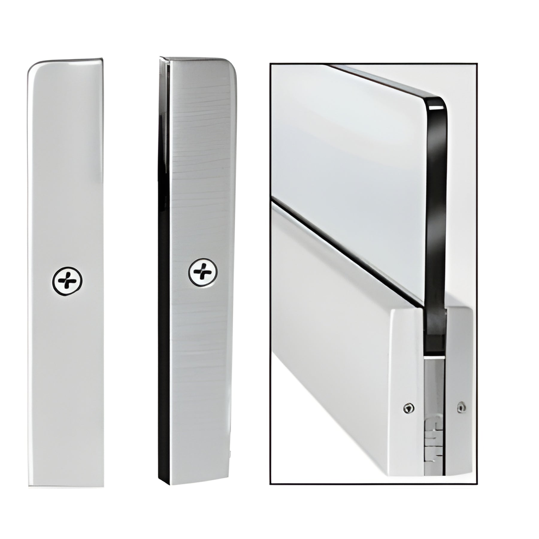 CRL Brushed Stainless 4" Split Square End Cap