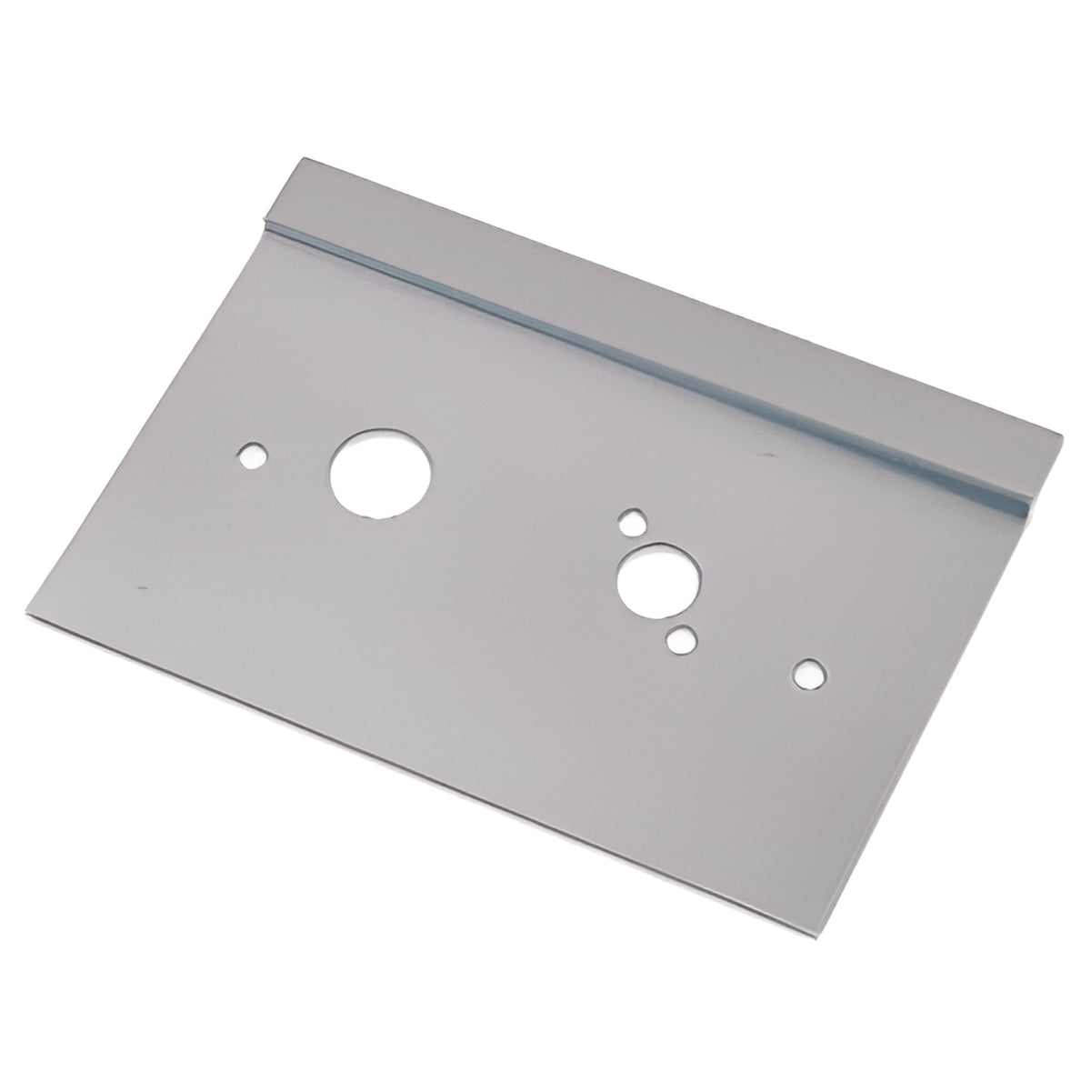 CRL Brushed Stainless 6" x 10" Left Hand Center Lock Latch Guard