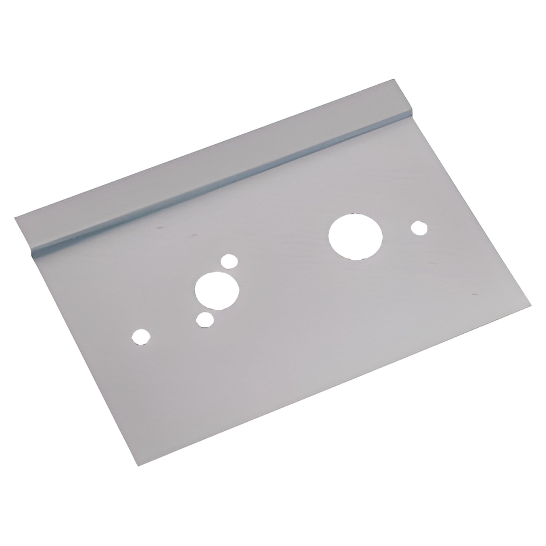 CRL Brushed Stainless 6" x 10" Right Hand Center Lock Latch Guard