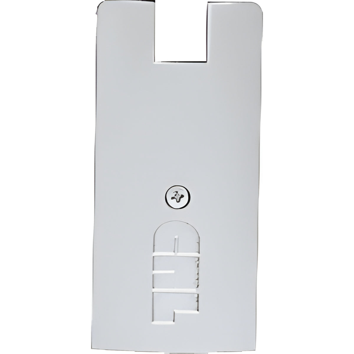 CRL Brushed Stainless Anodized 4" Square End Cap for Sidelite Rails