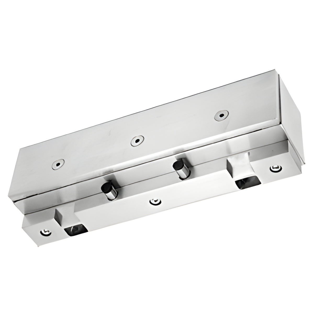 CRL Brushed Stainless Double Door Glass Transom Mount PK Series Stop/Strike - 1/2"