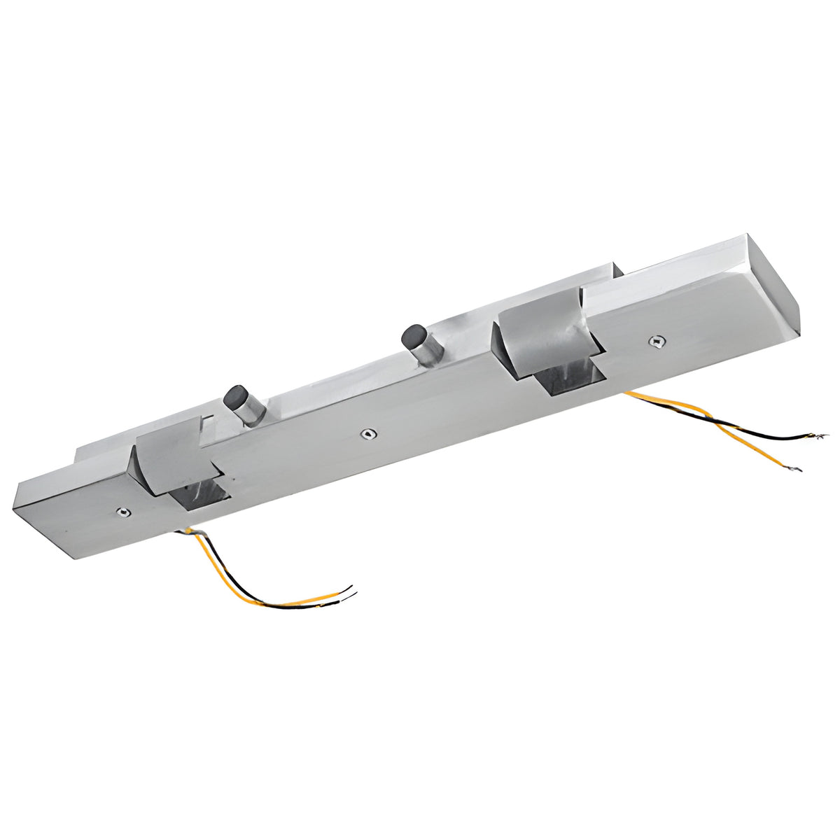 CRL Brushed Stainless Electric Strike Keeper for Double Doors- Fail Safe