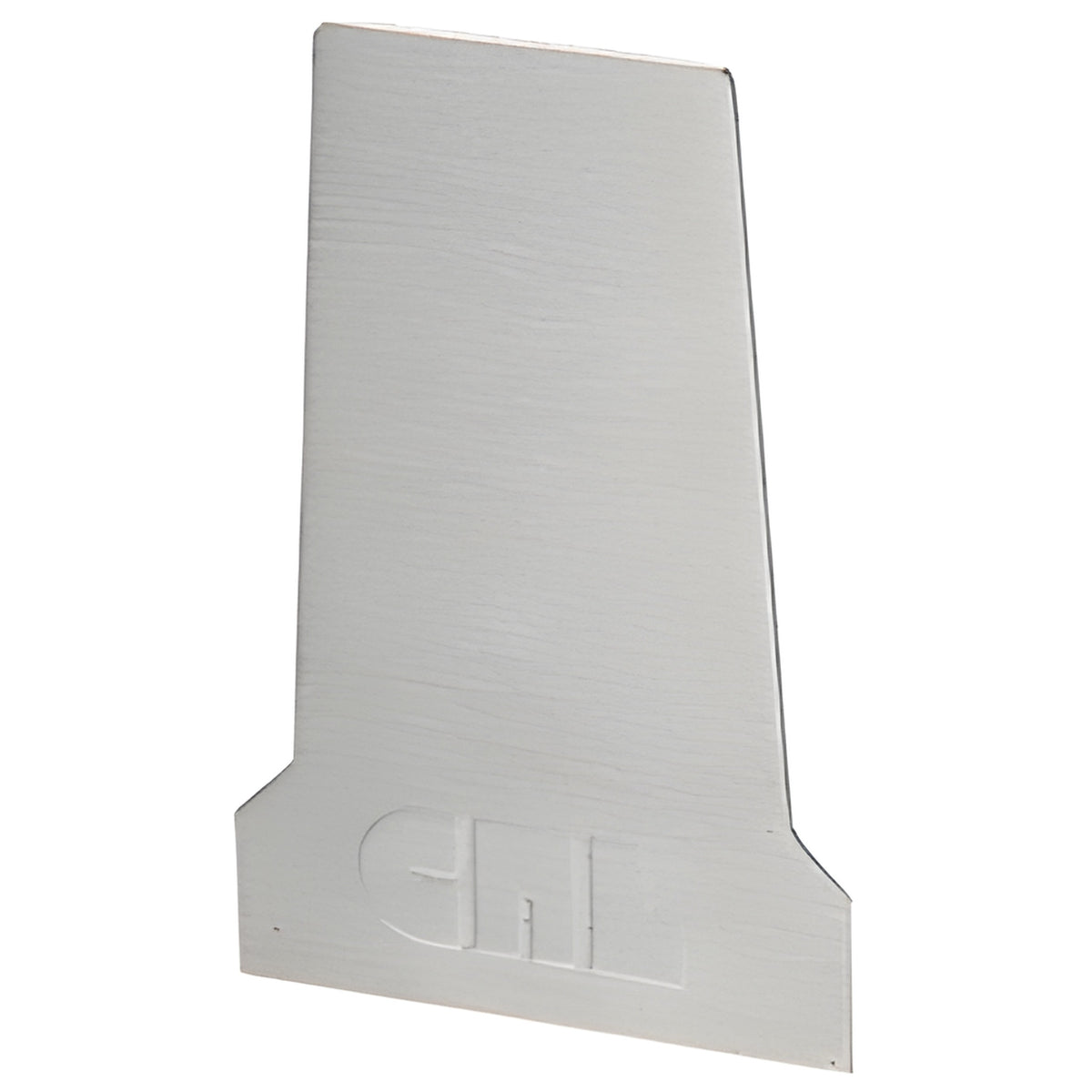 CRL Brushed Stainless End Cap for B5T Series Tapered Base Shoe