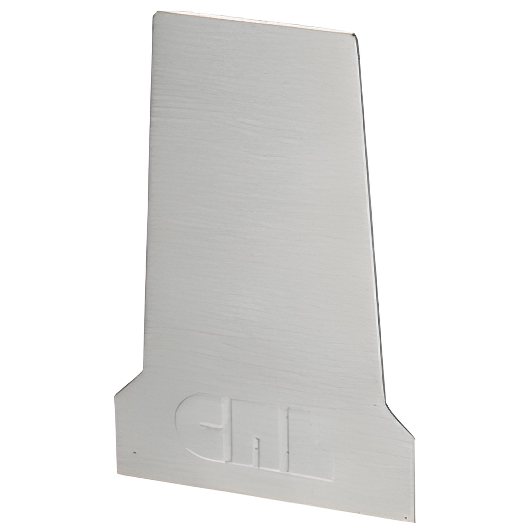 CRL Brushed Stainless End Cap for B5T Series Tapered Base Shoe