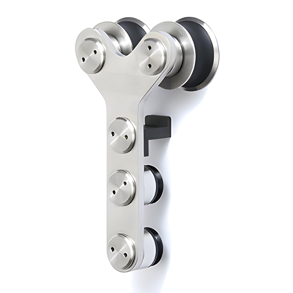 CRL Brushed Stainless Laguna Anti-Lift Double Rollers