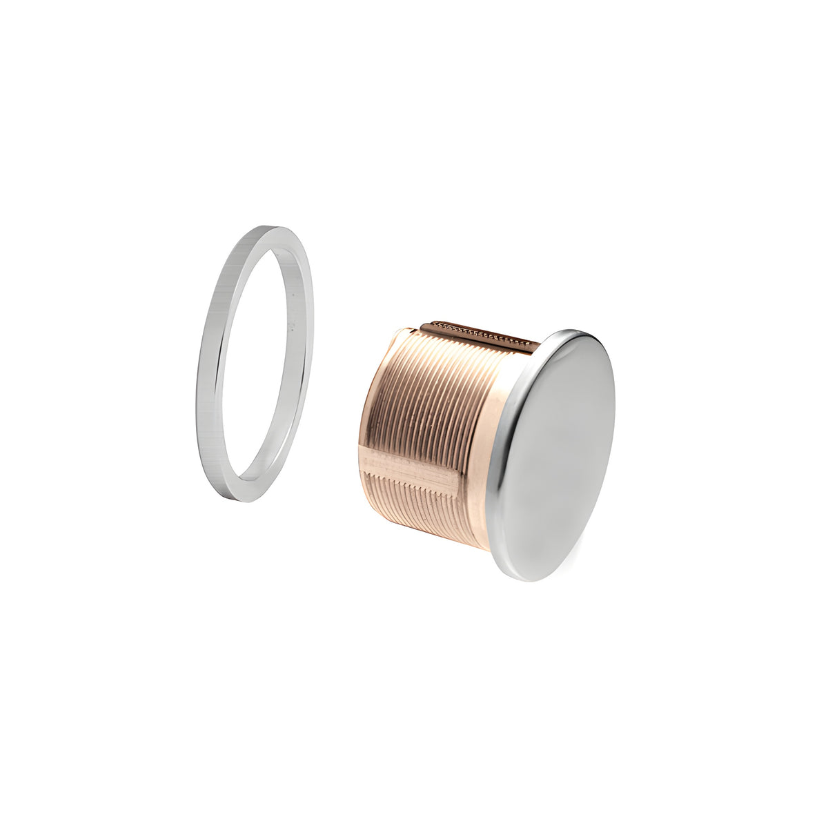 CRL Brushed Stainless Mortise Dummy Cylinder