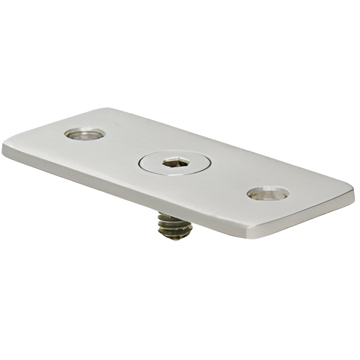 CRL Brushed Stainless Optional Flat Hand Rail Adaptor Plate for Hand Railing Bracket