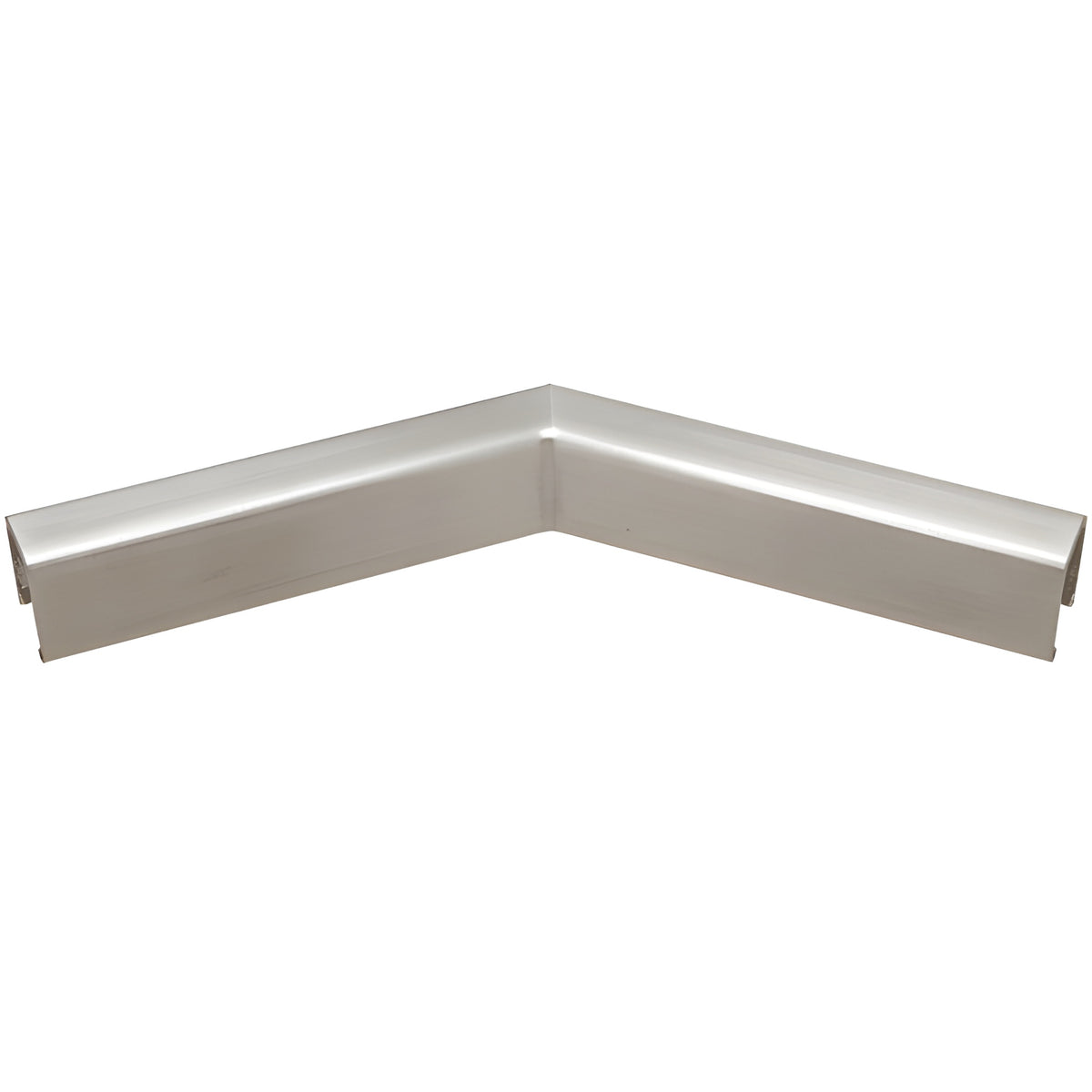 CRL Brushed Stainless U-Channel 135 Degree Horizontal Corner for 3/4" Glass Cap Railing