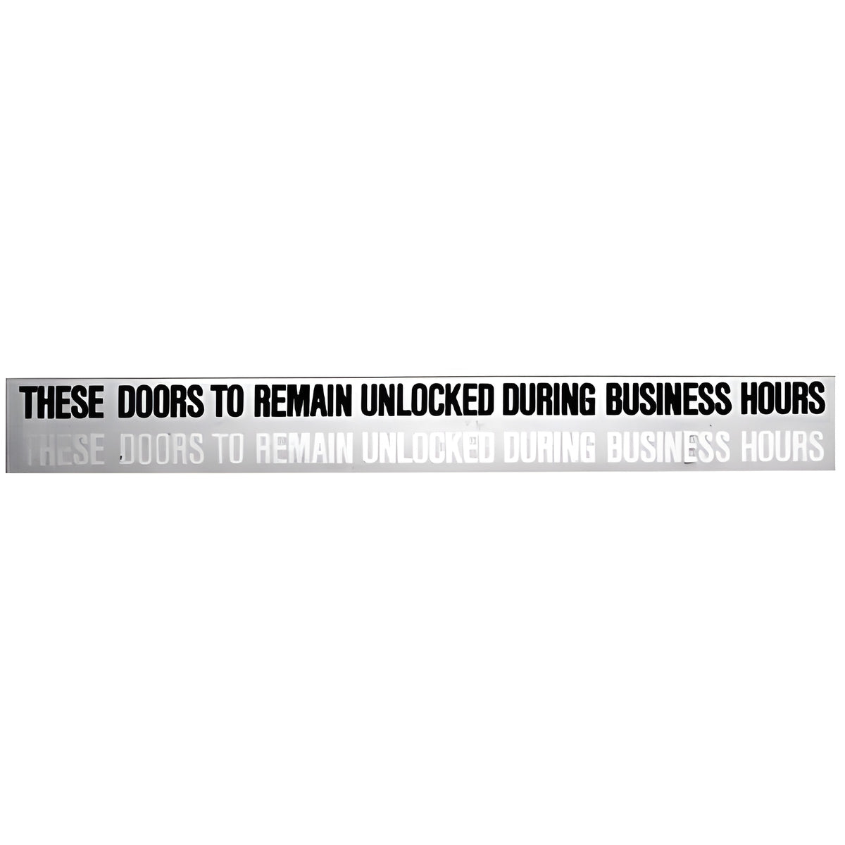 CRL Business Door Header Sign for Double Doors