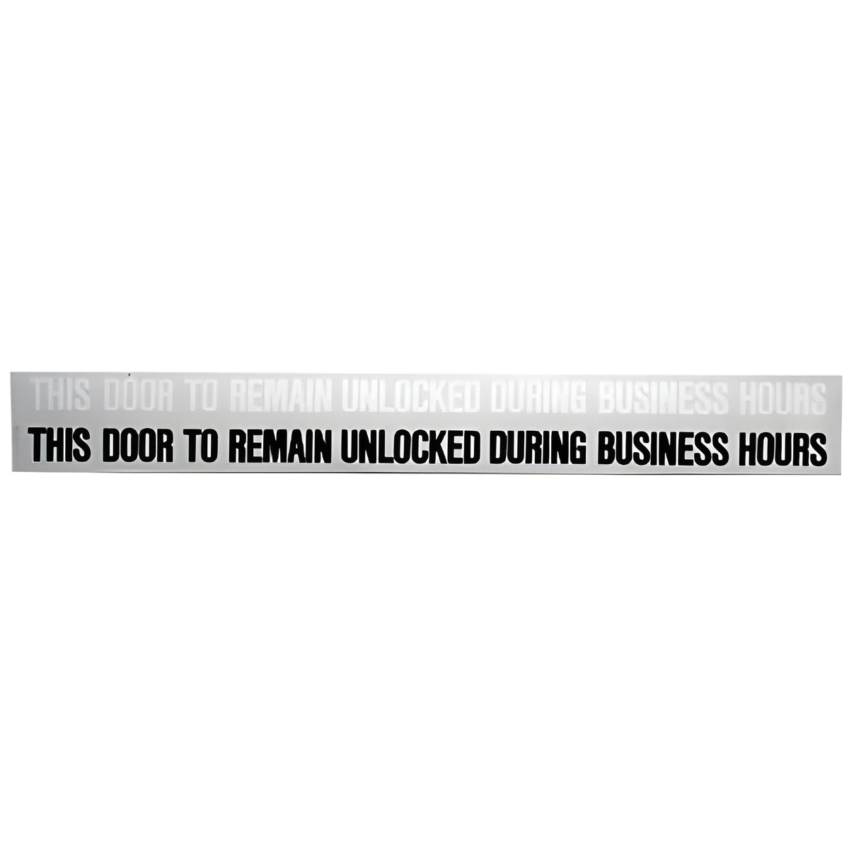 CRL Business Door Header Sign for Single Door