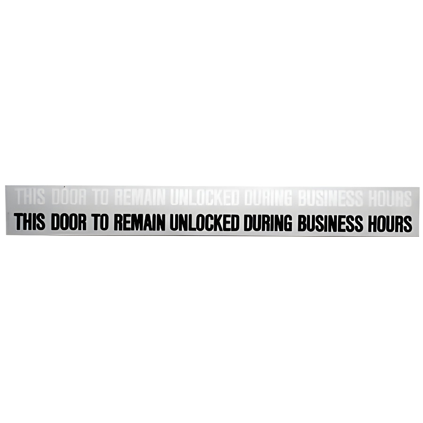 CRL Business Door Header Sign for Single Door
