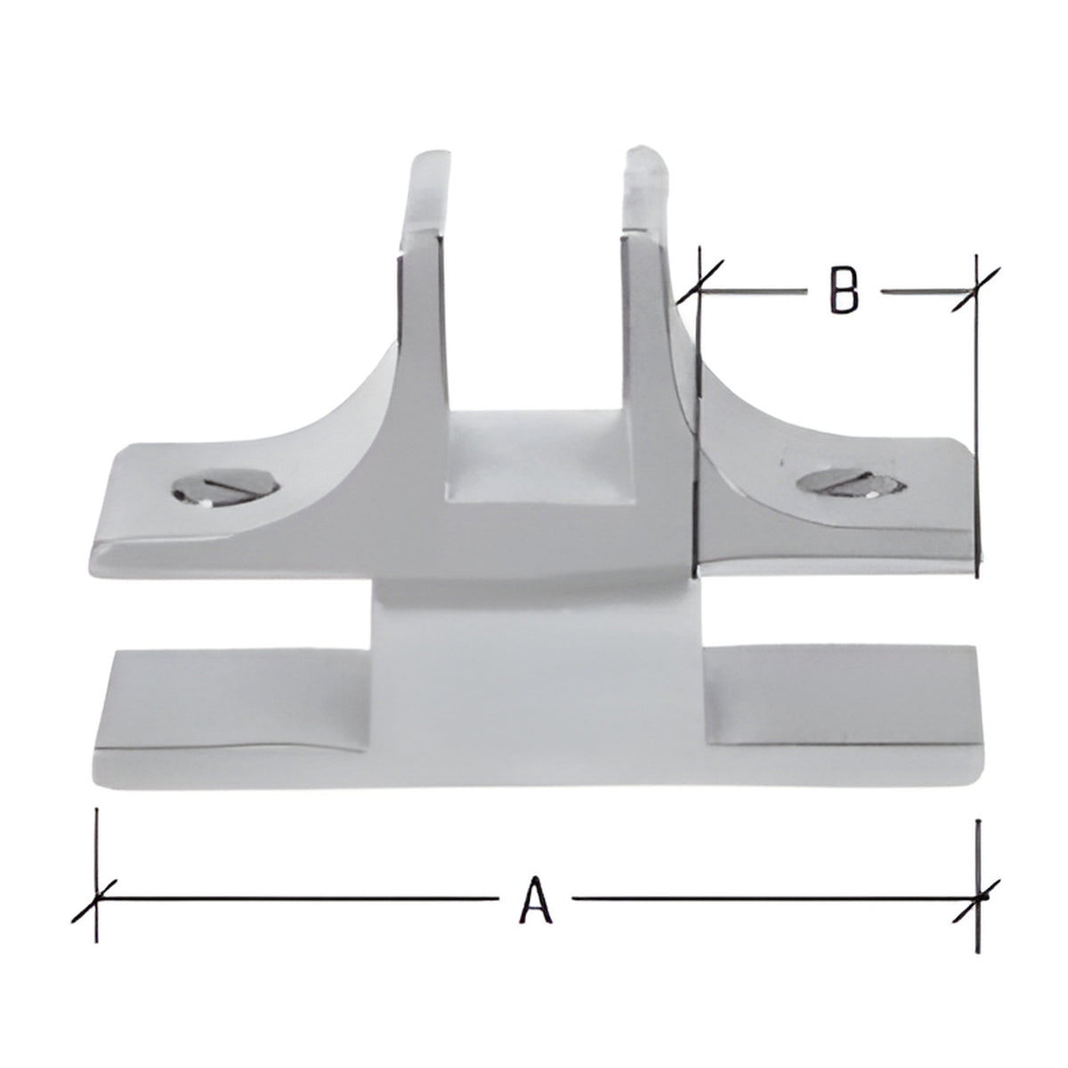 CRL Chrome 1-1/2" Long 3-Way 90 Degree Deluxe Glass Furniture Connector for 1/2" Glass
