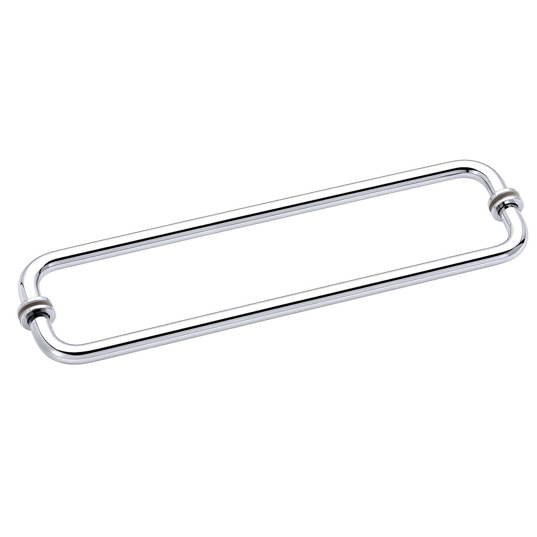 CRL Chrome 20" BM Series Back-to-Back Tubular Handle with Metal Washers