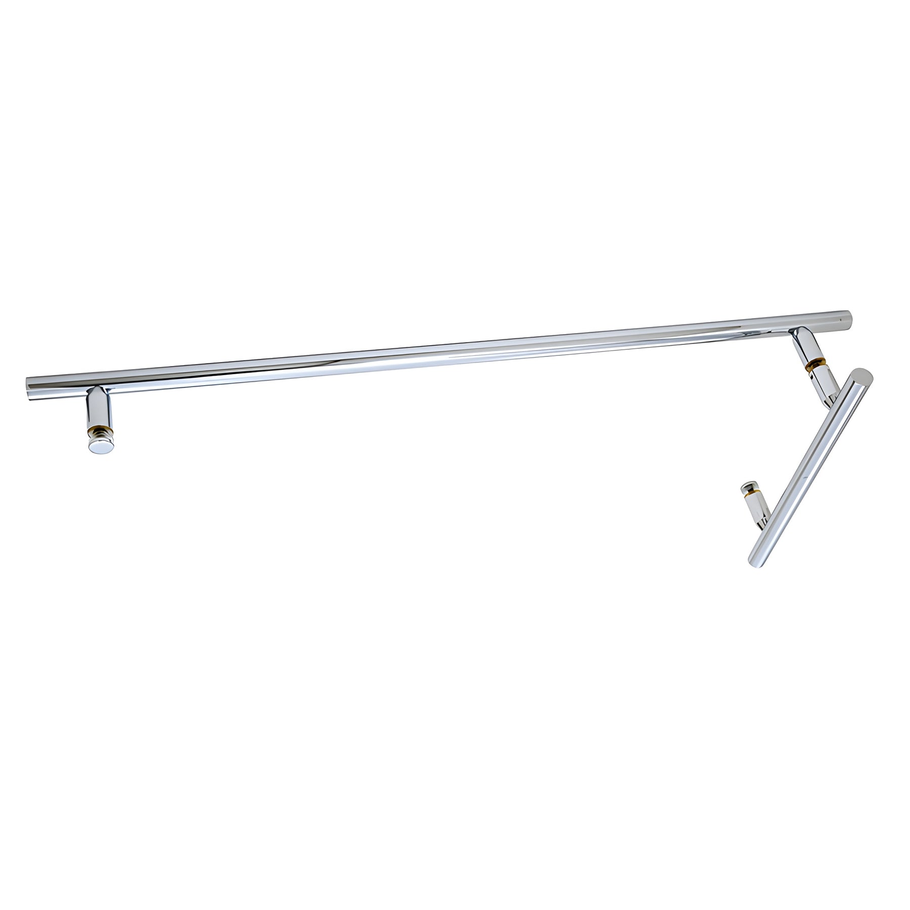 CRL Chrome 8" x 24" LTB Combo Ladder Style Pull and Towel Bar
