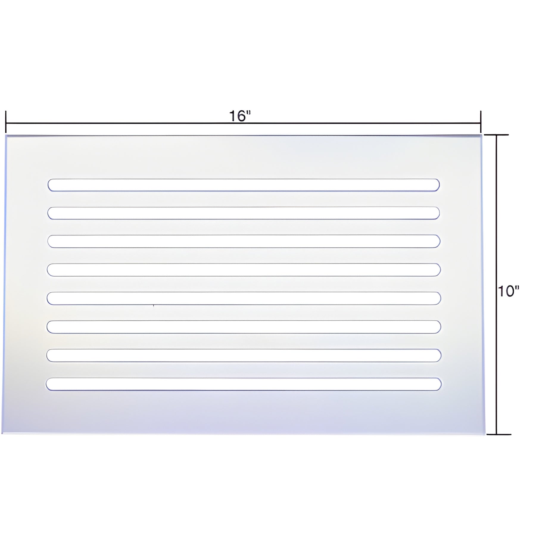 CRL Clear Acrylic 16" x 10" Mirror Grille