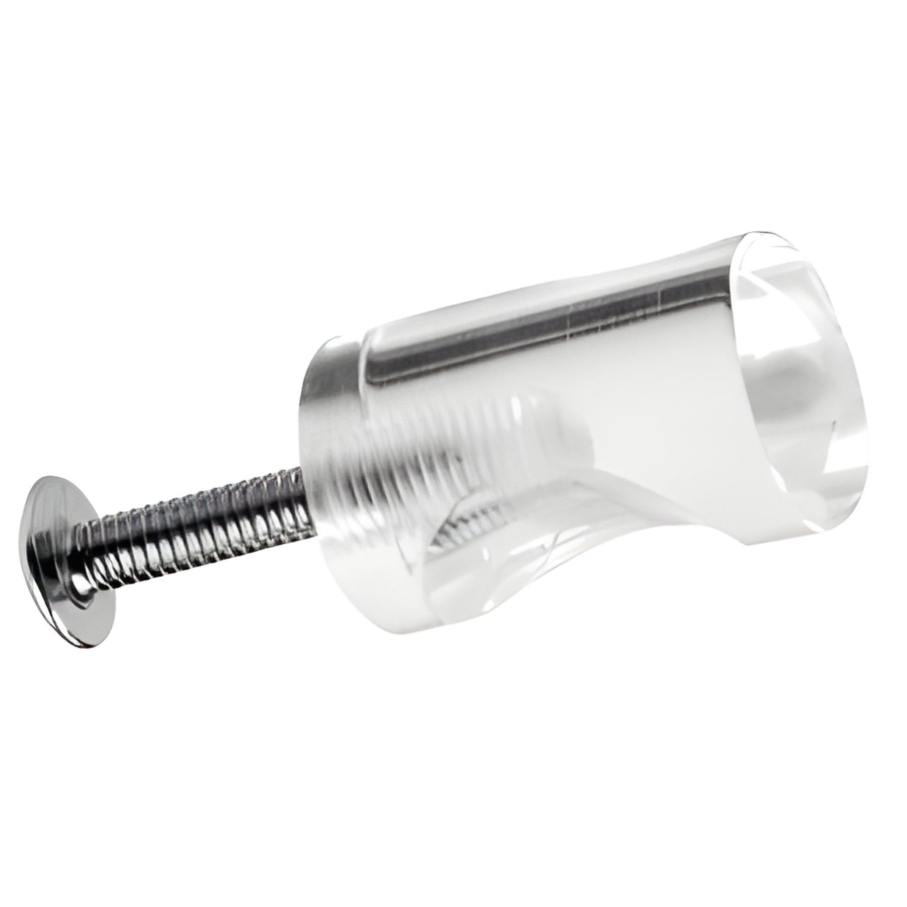 CRL Clear Acrylic Whistle Pull with Screw