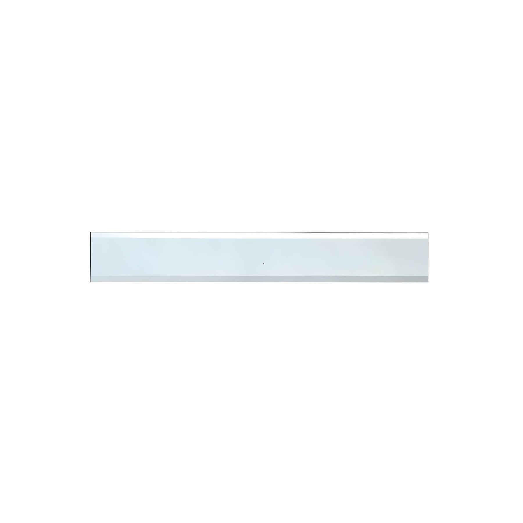 CRL Clear Mirror Glass 2" x 20" Strips Beveled Only on 2 Long Sides
