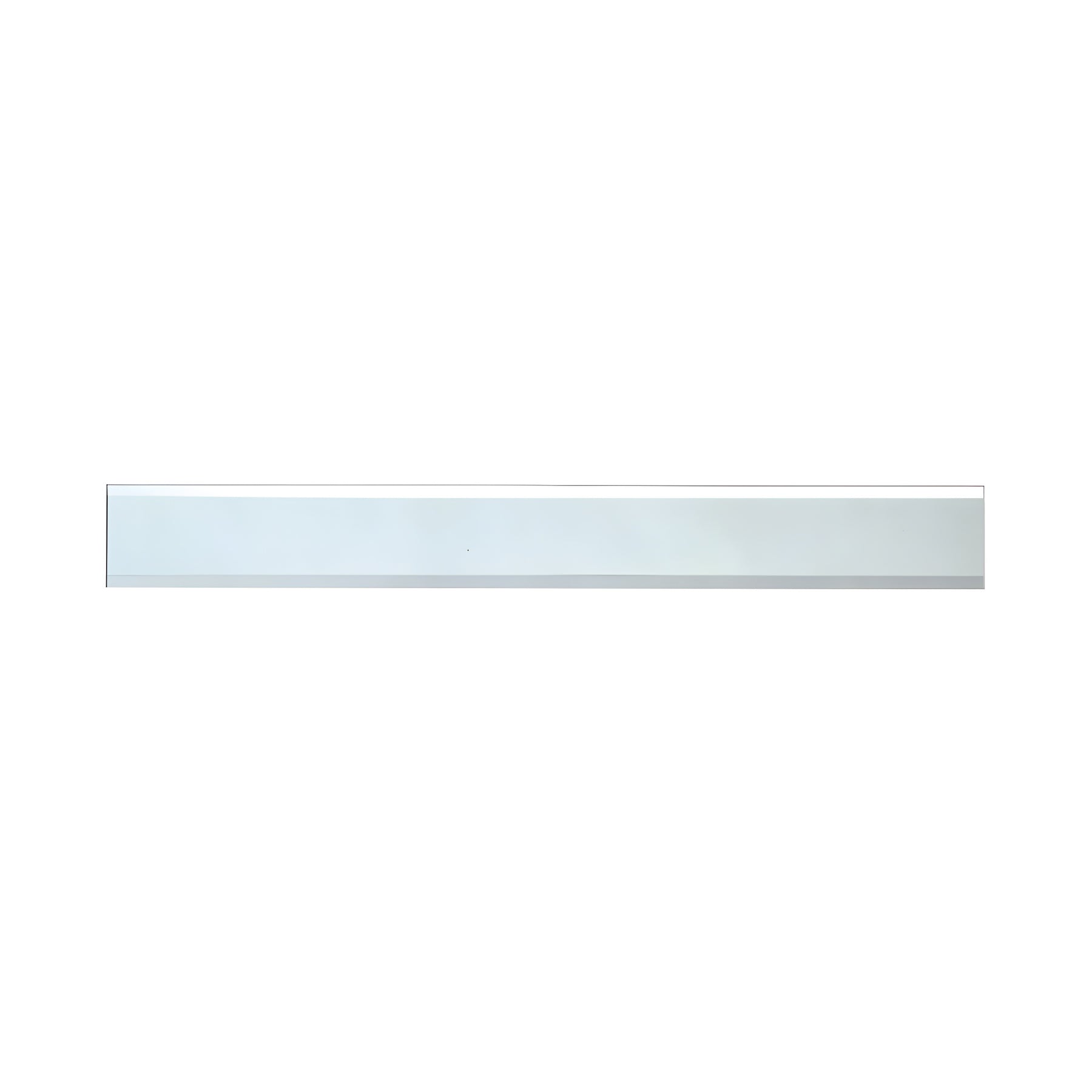 CRL Clear Mirror Glass 2" x 38" Strips Beveled Only on 2 Long Sides