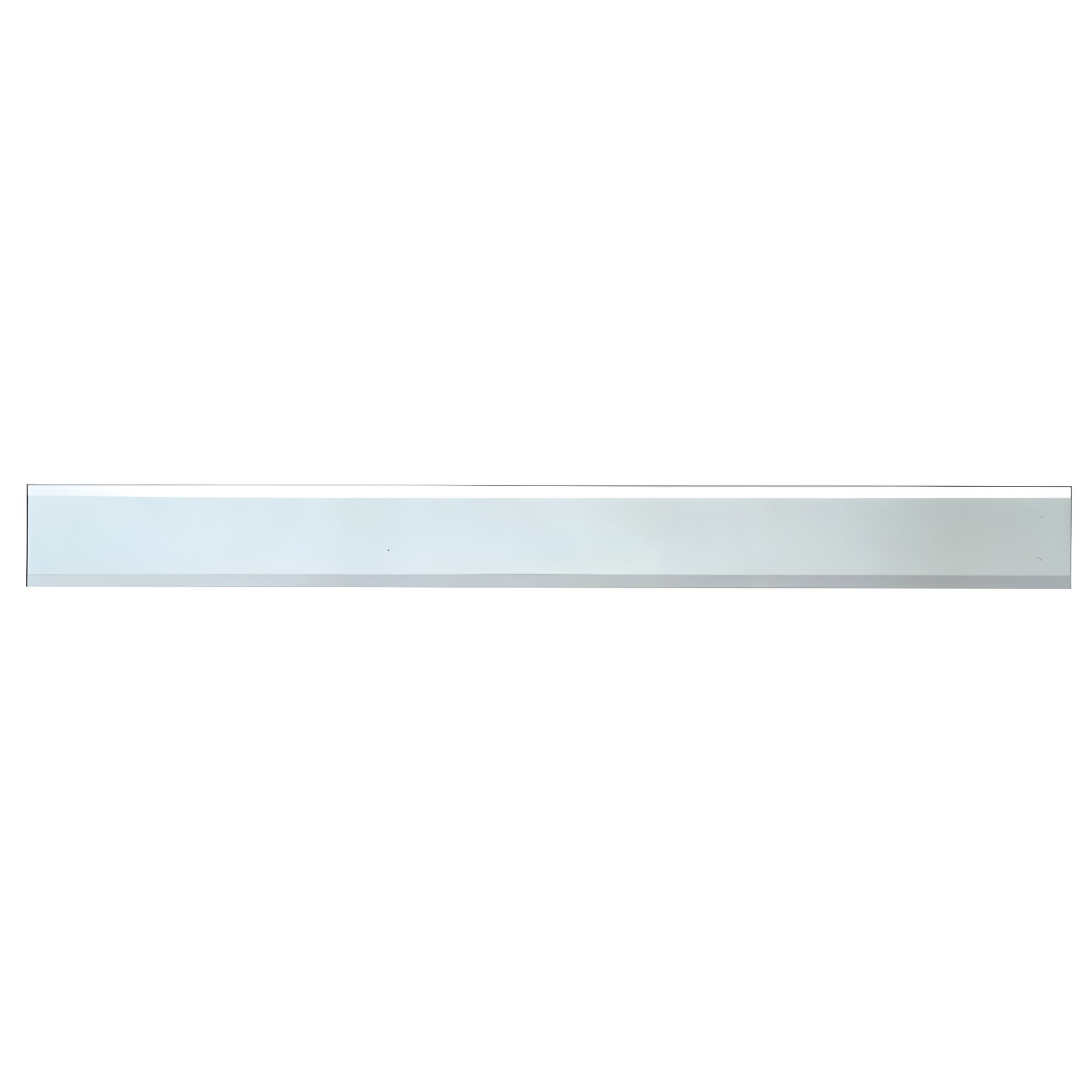 CRL Clear Mirror Glass 2" x 56" Strips Beveled Only on 2 Long Sides