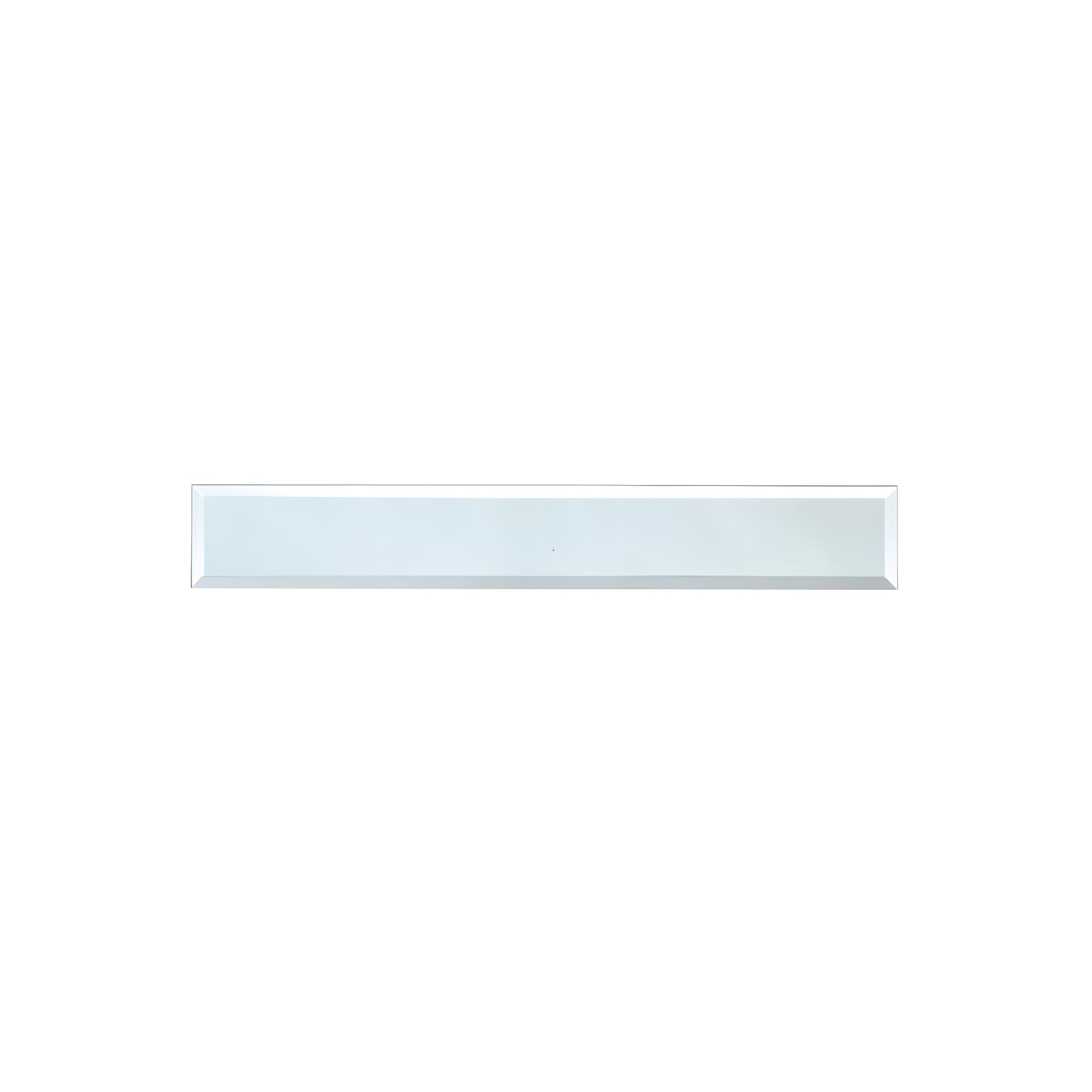 CRL Clear Mirror Glass 2" x 20" Strips Beveled on All 4 Sides