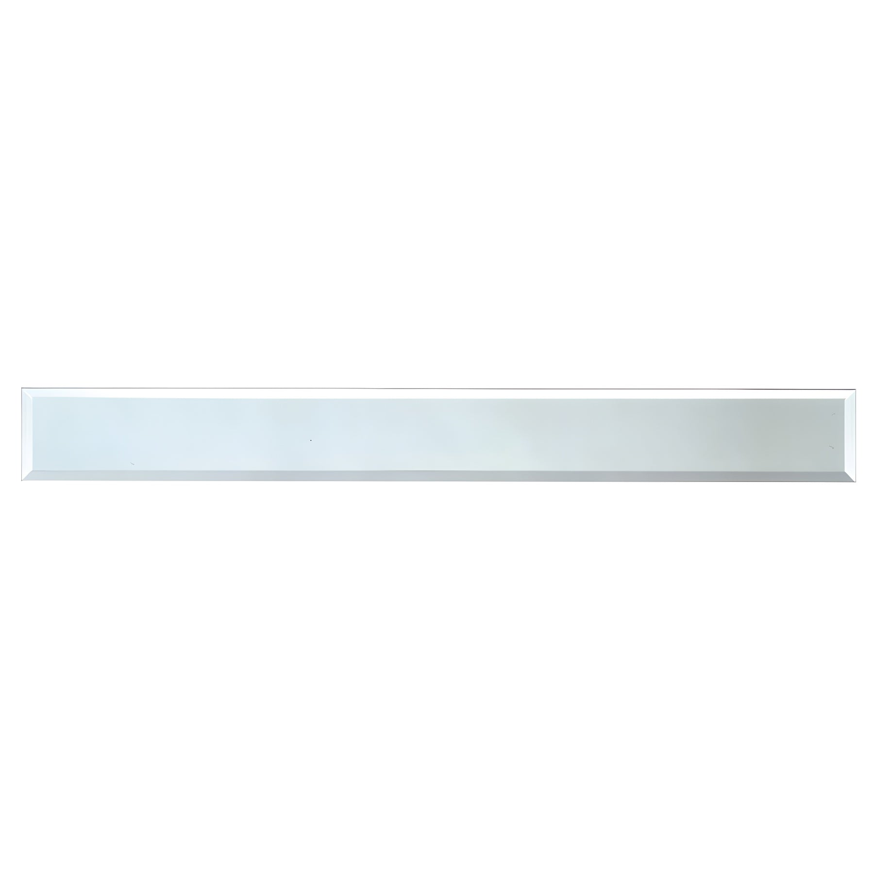 CRL Clear Mirror Glass 3" x 54" Strips Beveled on All 4 Sides